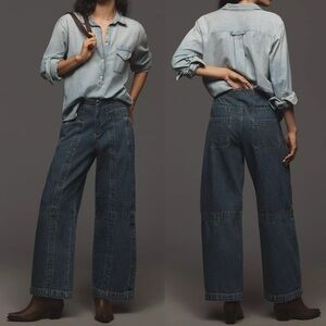 Anthropologie Full Curve High-Rise Barrel Jeans- Sz 26 (NWT)